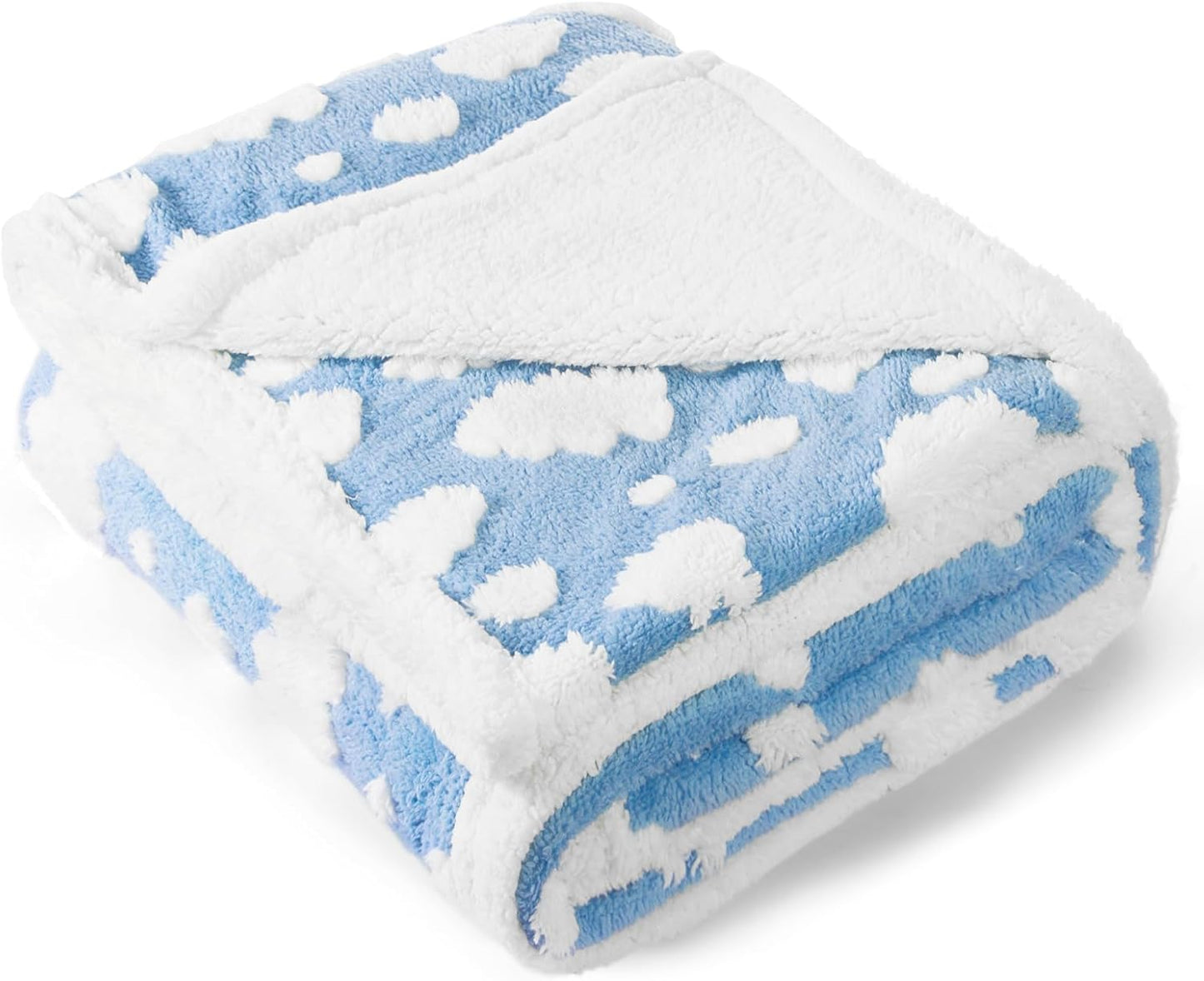 Manta tejido sherpa para perros y gatos reversible