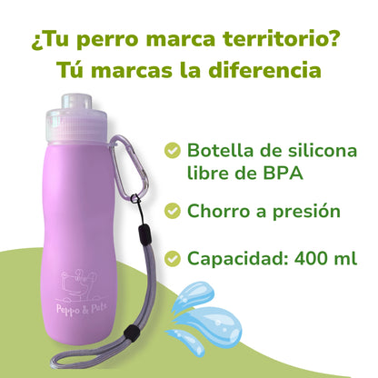 Botella de silicona para limpiar pipís