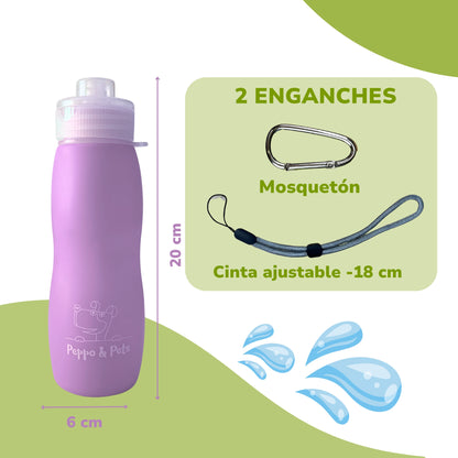 Botella de silicona para limpiar pipís