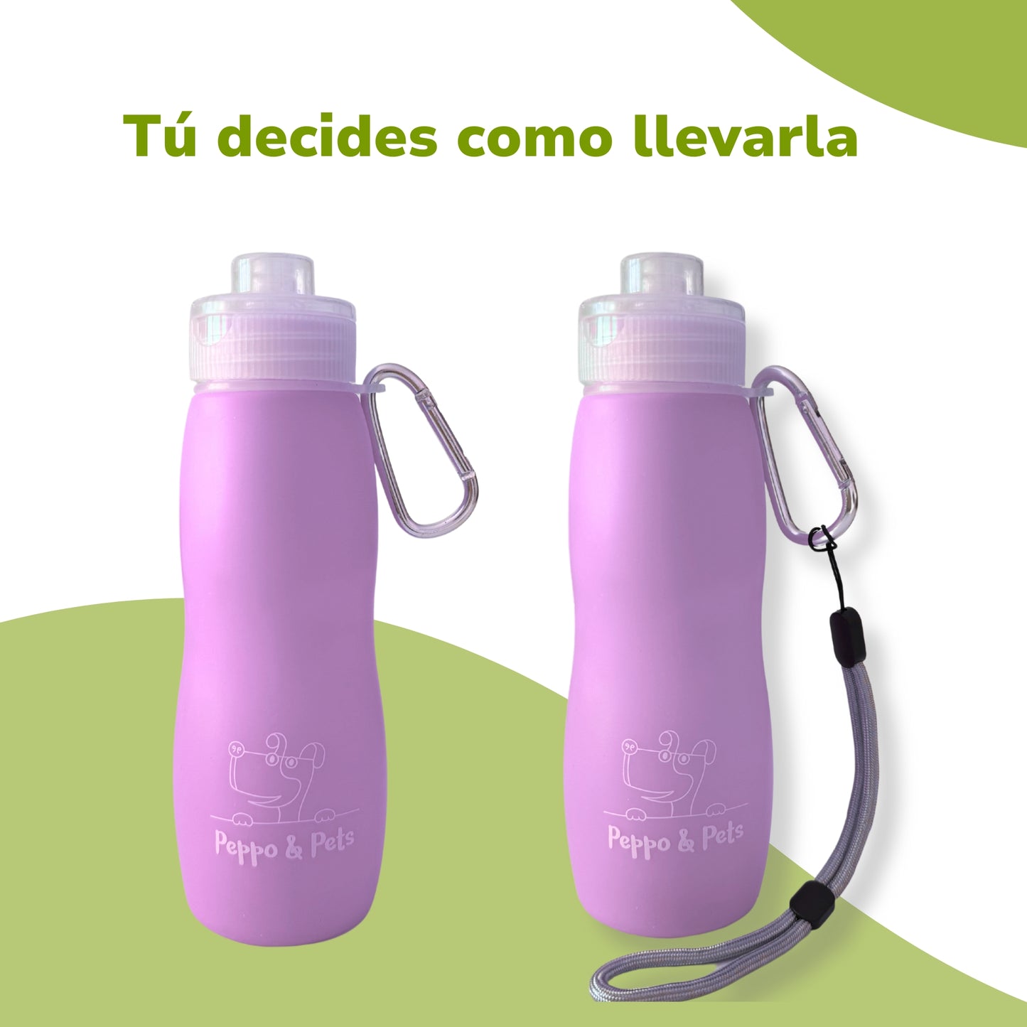 Botella de silicona para limpiar pipís