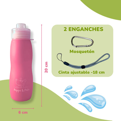 Botella de silicona para limpiar pipís