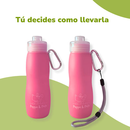 Botella de silicona para limpiar pipís