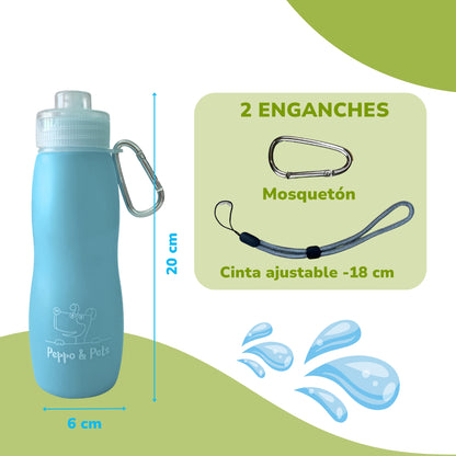 Botella de silicona para limpiar pipís