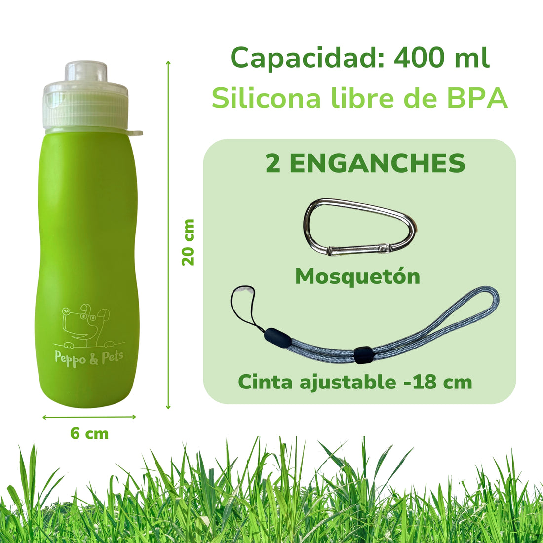 La botella de silicona para limpiar pipís que te hará amar aún más los paseos con tu perro 🐾