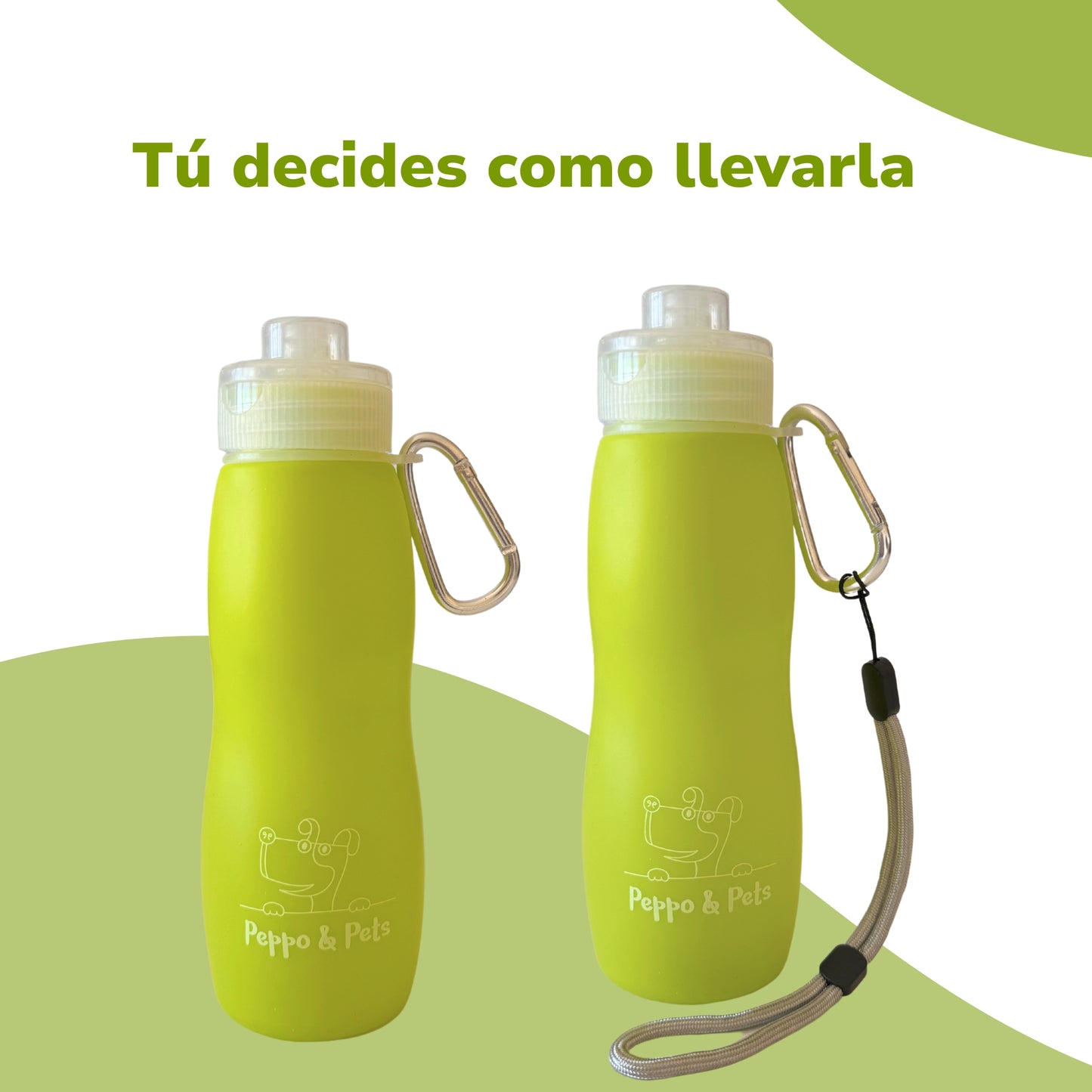 Botella de silicona para limpiar pipís