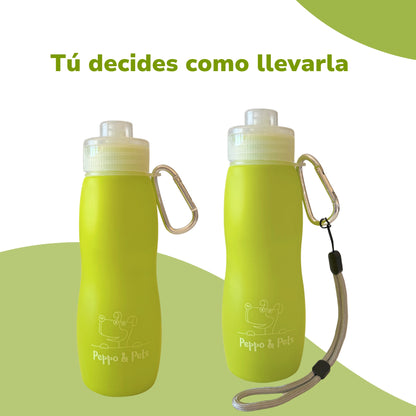 Botella de silicona para limpiar pipís