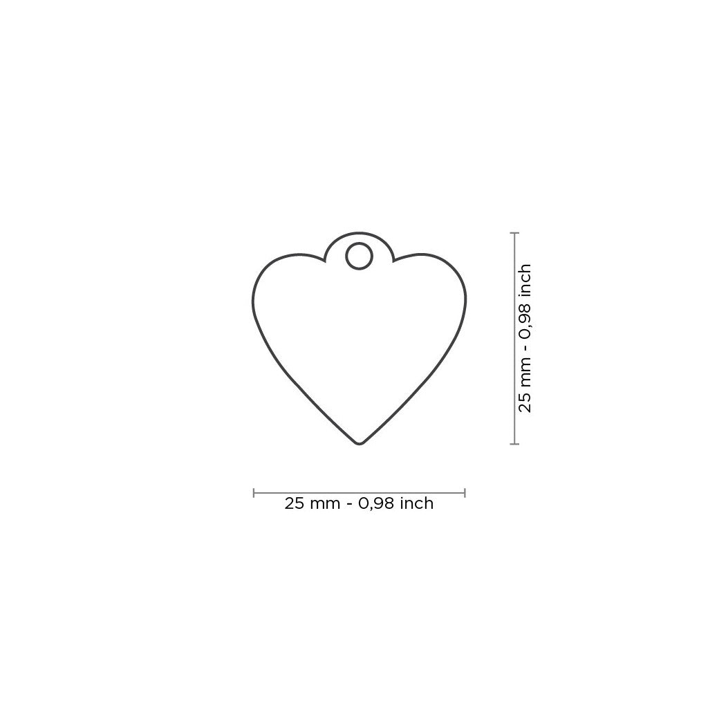 Chapa Myfamily Shine Corazon Purpurina Gris- Tamaño pequeño