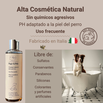 Champú Natural para Perros -250 ml