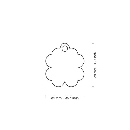 Chapa Myfamily Trébol- Tamaño pequeño