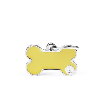 Chapa Myfamily Basic Handmade Hueso Amarillo- Tamaño pequeño