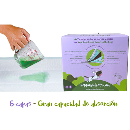 Box with 100 dog pads